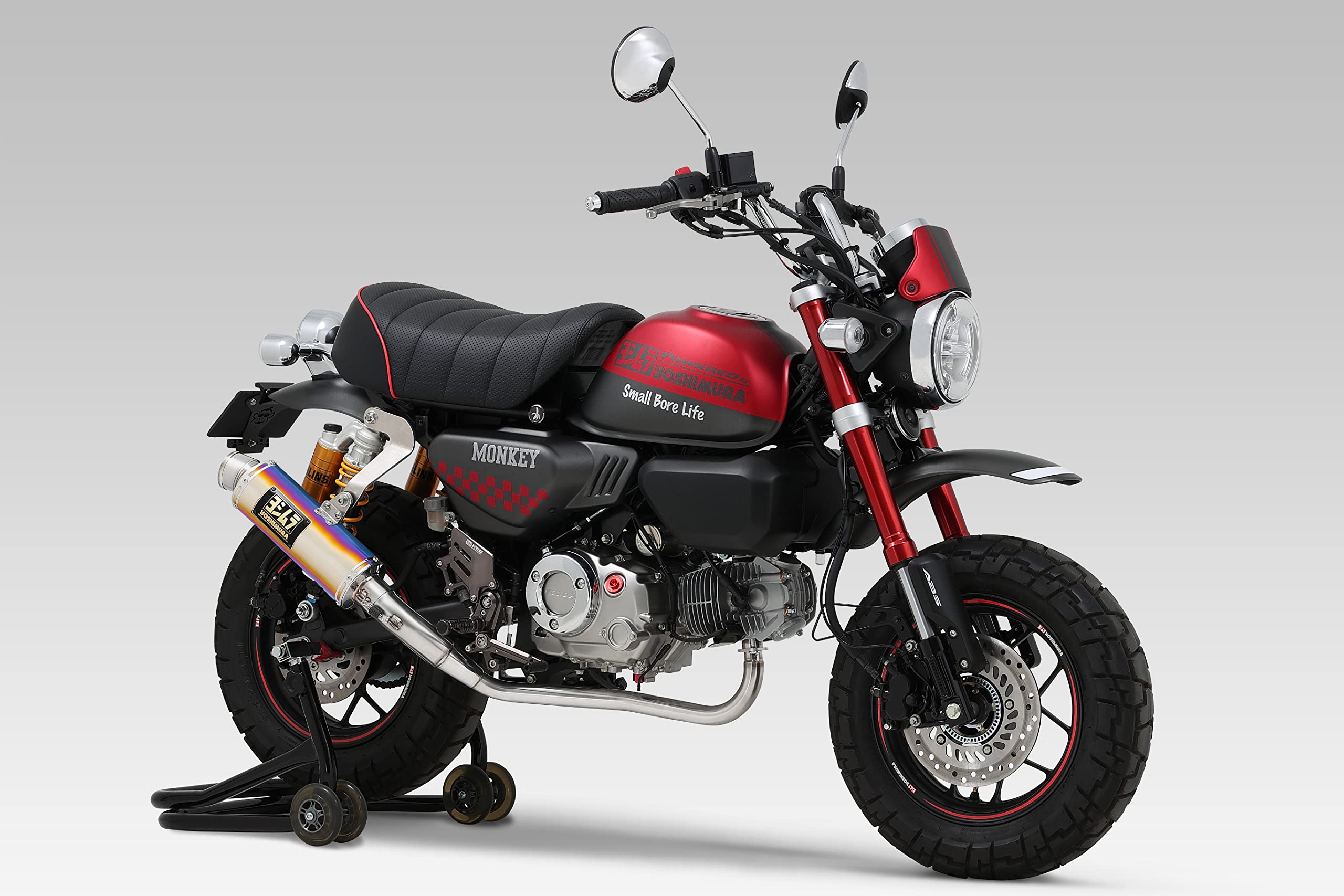 ヨシムラ カーボンマフラー モンキー125 JB02 モンキー125 jb02 ヨシムラ マフラー チタンブルー gp-magnum